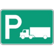 Aire de stationnement pour camions