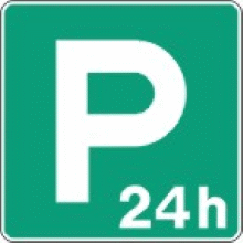 Aire de stationnement 24 heures