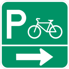 Aire de stationnement pour bicyclettes