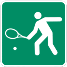 Terrain de tennis