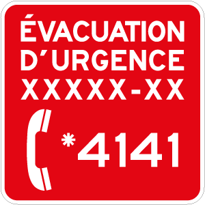 Évacuation d'urgence