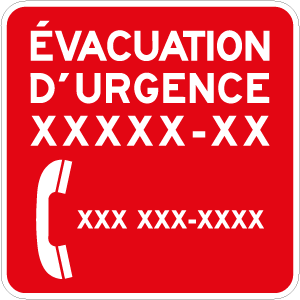 Évacuation d'urgence
