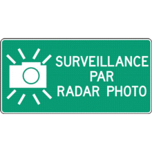 Surveillance routière par radar photo