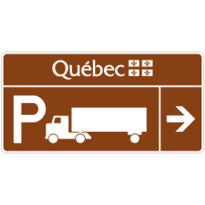 Aire de repos pour camionneurs