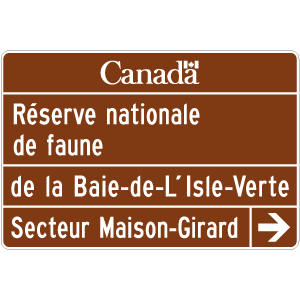 Réserve nationale de faune (avec direction)
