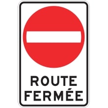 Route fermée