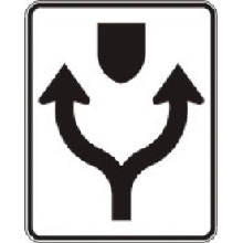 Contournement d'obstacle par la gauche ou par la droite