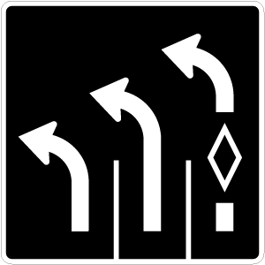 Direction des voies (avec macle de voie réservée)