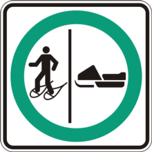 Trajet obligatoire séparé pour motoneigistes et raquetteurs