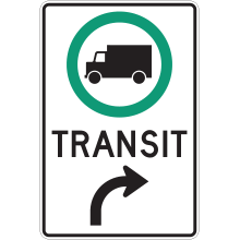 Trajet obligatoire pour les camions circulant en transit