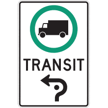Trajet obligatoire pour les camions circulant en transit