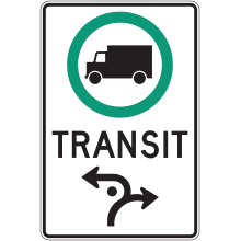 Trajet obligatoire pour les camions (À droite ou à gauche)