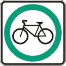 Trajet obligatoire pour cyclistes