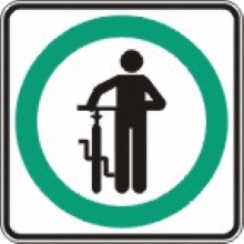 Obligation de descendre de bicyclette