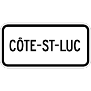 Nom de la municipalité ou arrondissement (stationnement interdit)