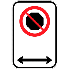 Arrêt interdit des 2 côtés