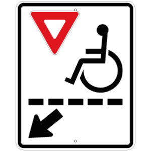 Passage pour personnes atteintes de déficience physique