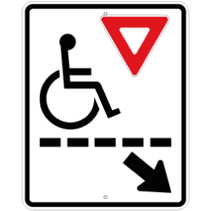 Passage pour personnes atteintes de déficience physique