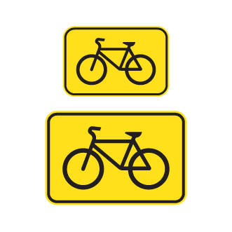 Panonceau de bicyclette