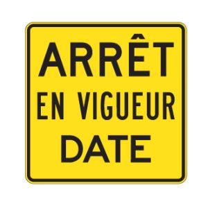 Nouvelle signalisation