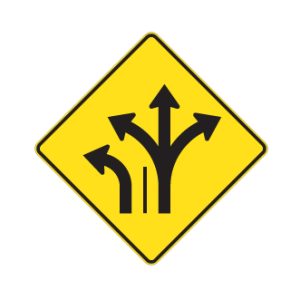 Signal avancé de direction des voies