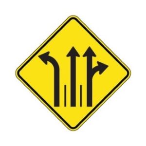 Signal avancé de direction des voies