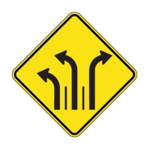 Signal avancé de direction des voies