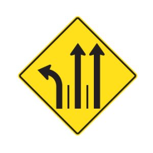 Signal avancé de direction des voies