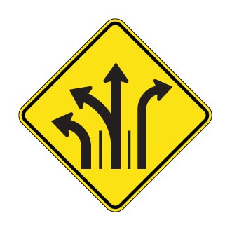 Signal avancé de direction des voies