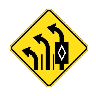 Signal avancé de direction des voies