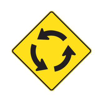 Intersection carrefour giratoire