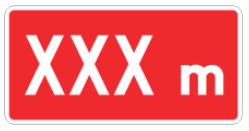 Panonceau de distance