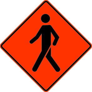 Signal avancé de passage pour piétons