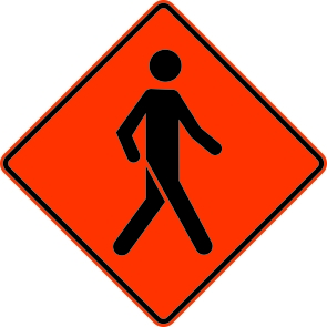 Signal avancé de passage pour piétons