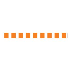 Planche de barricade de 2 po. x 6 po. x 8 pieds. HI recto seulement